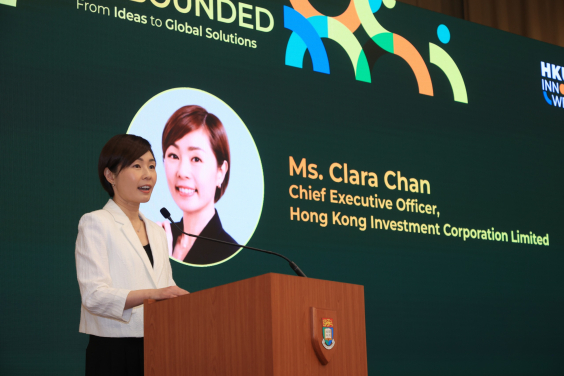 Ms Clara Chan, Chief Executive Officer of The Hong Kong Investment Corporation Limited showed support to the event.